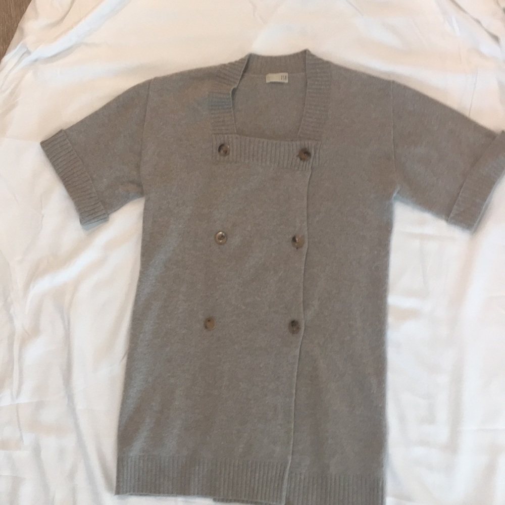 Tse Cashmere Double breasted sweater, size small